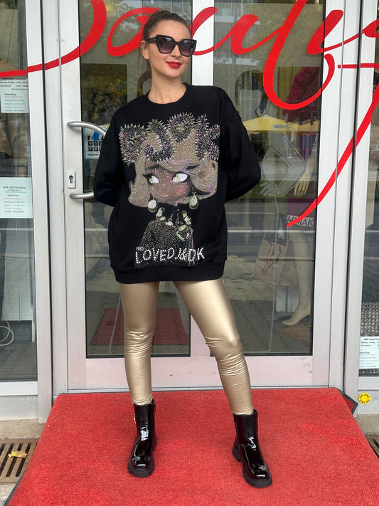 Pulli mit Glitzer