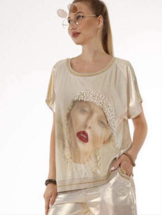 Perlen - Bluse