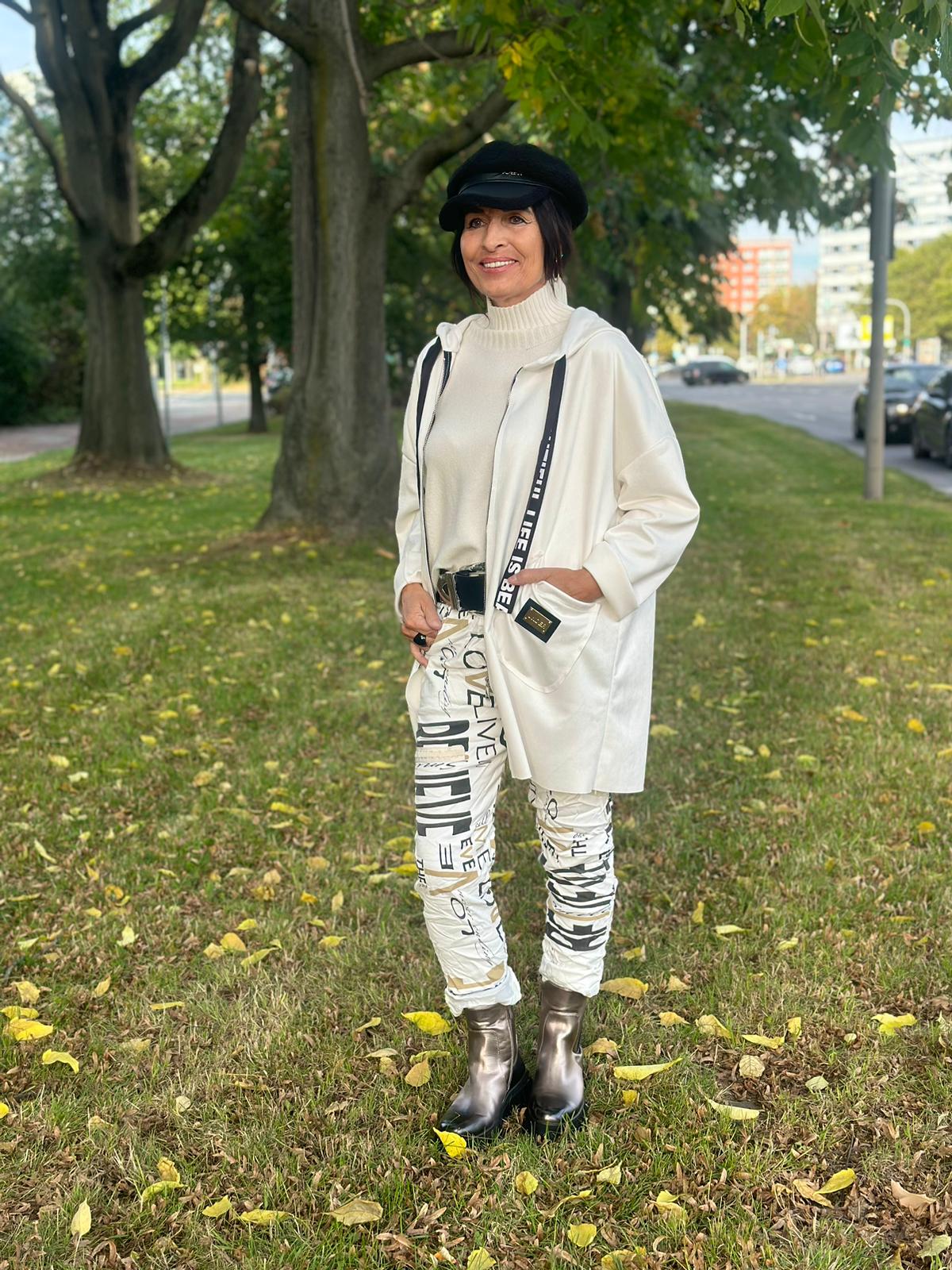 Übergang Jacke Velours