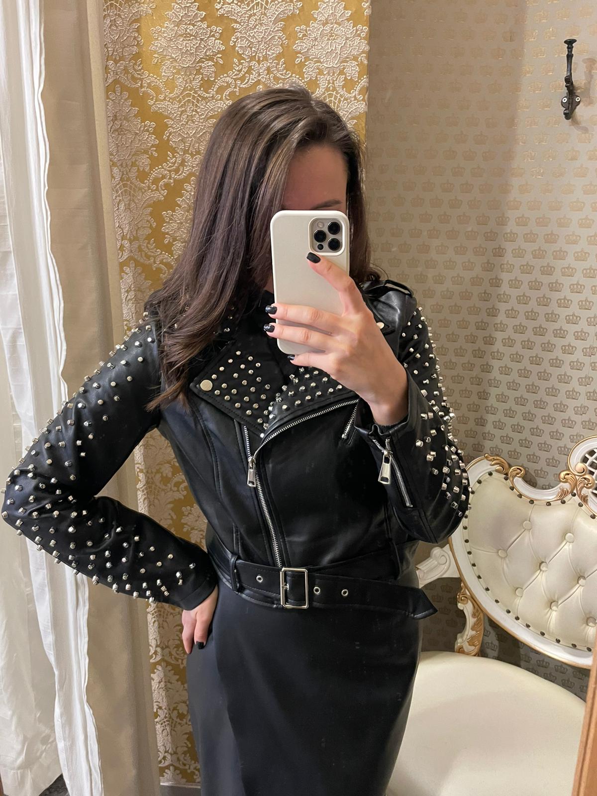 Jacke mit Nieten