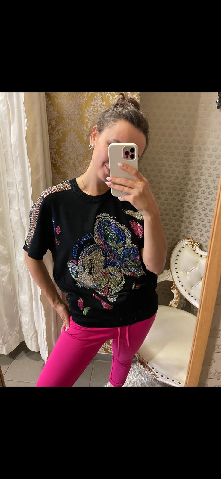 Pulli. Feinstrick mit Glitzer