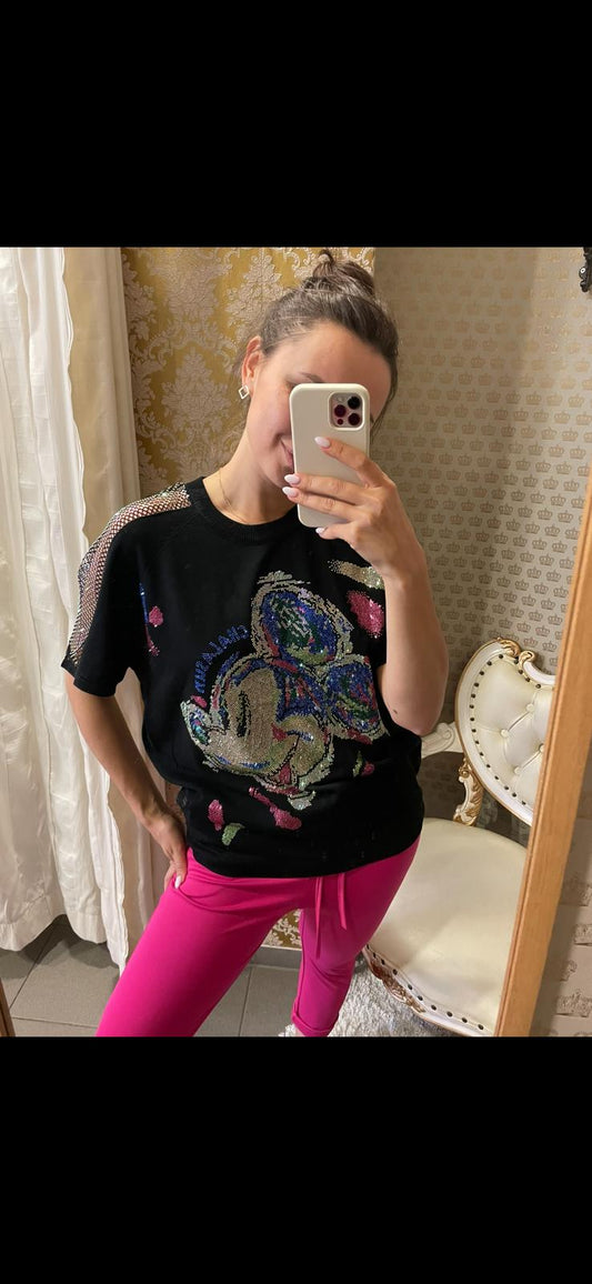 Pulli. Feinstrick mit Glitzer