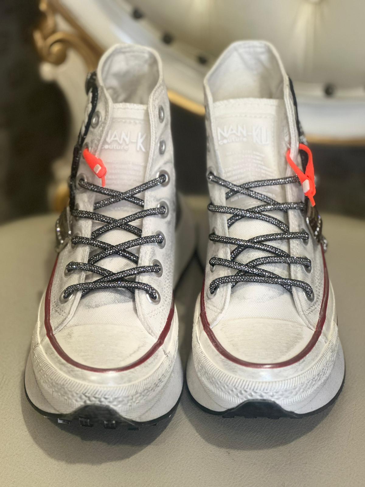 Sneaker NAN-KU Plateau Weiß