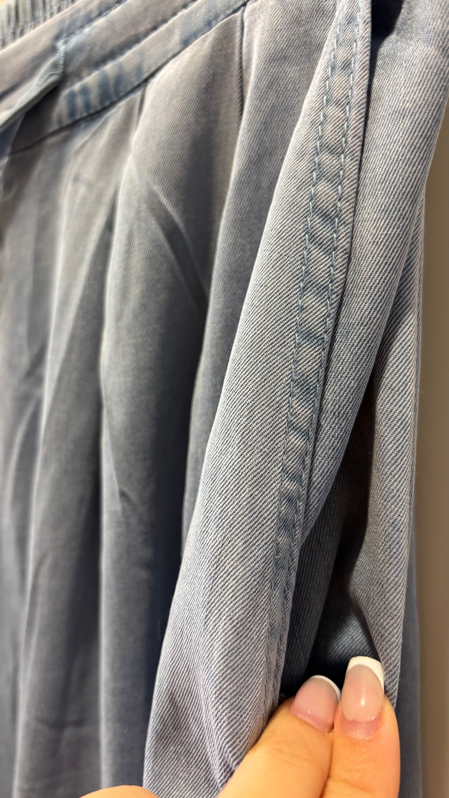 Jeans mit weitem Bein