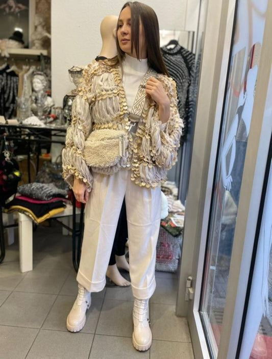 Strick Jacke