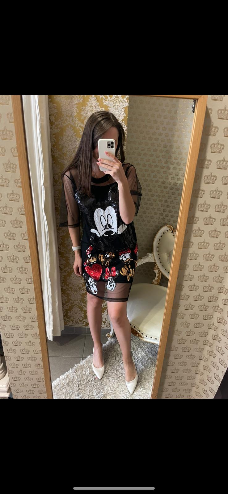 Kleid  Tunika  mit Glitzer